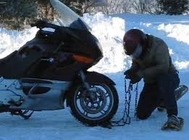 Scivolo di resistenza della corrosione l'anti incatena la catena di neve del motociclo di ATV
